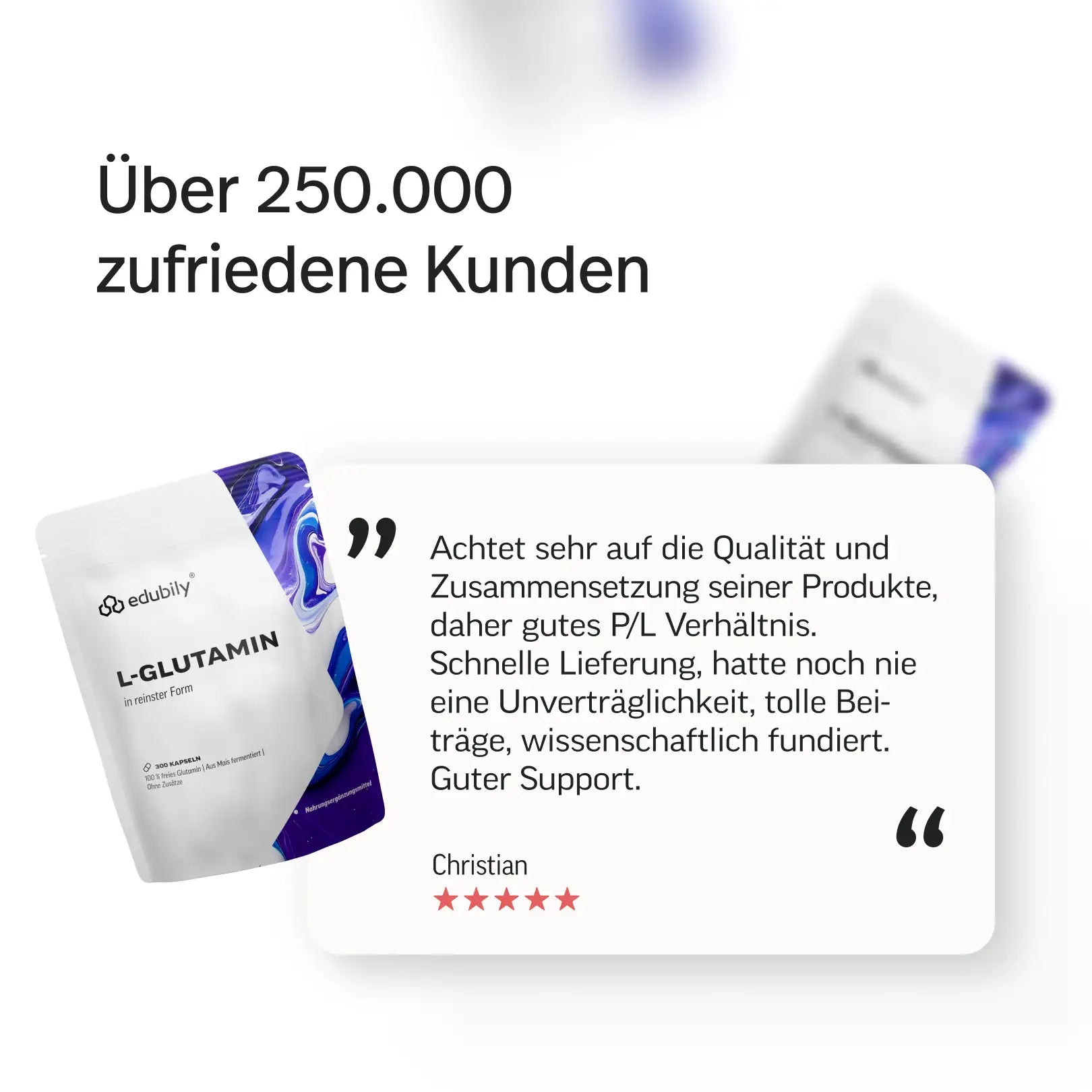 PURE Glutamin Kapseln
