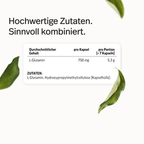 PURE Glutamin Kapseln