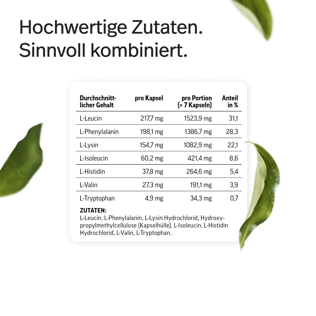 PURE LP7 Aminosäuren Kapseln