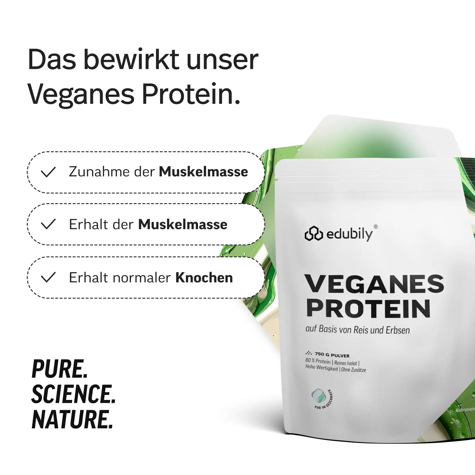 Veganes Proteinpulver