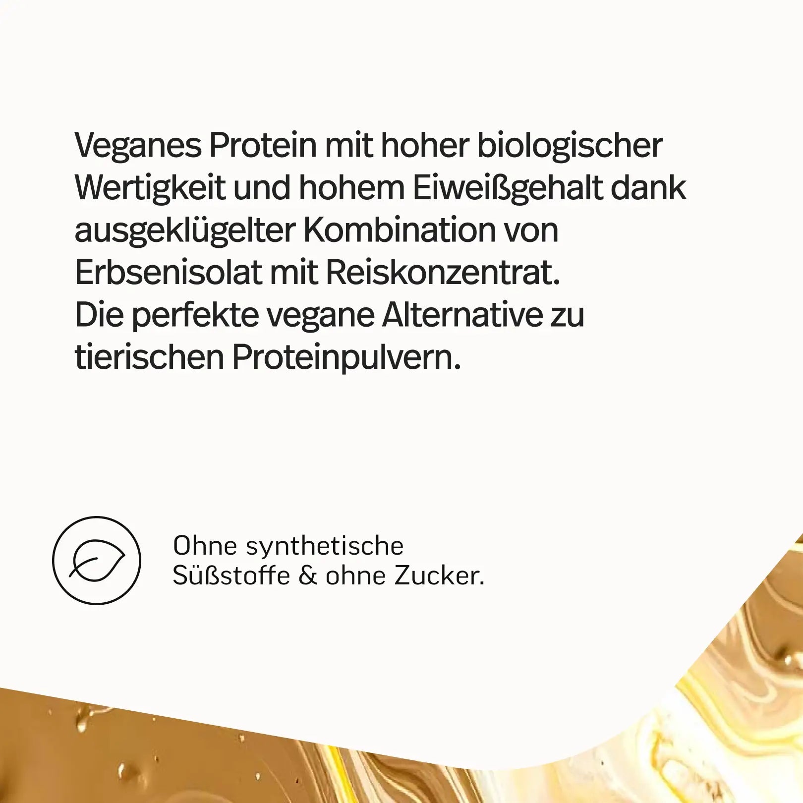 Veganes Proteinpulver
