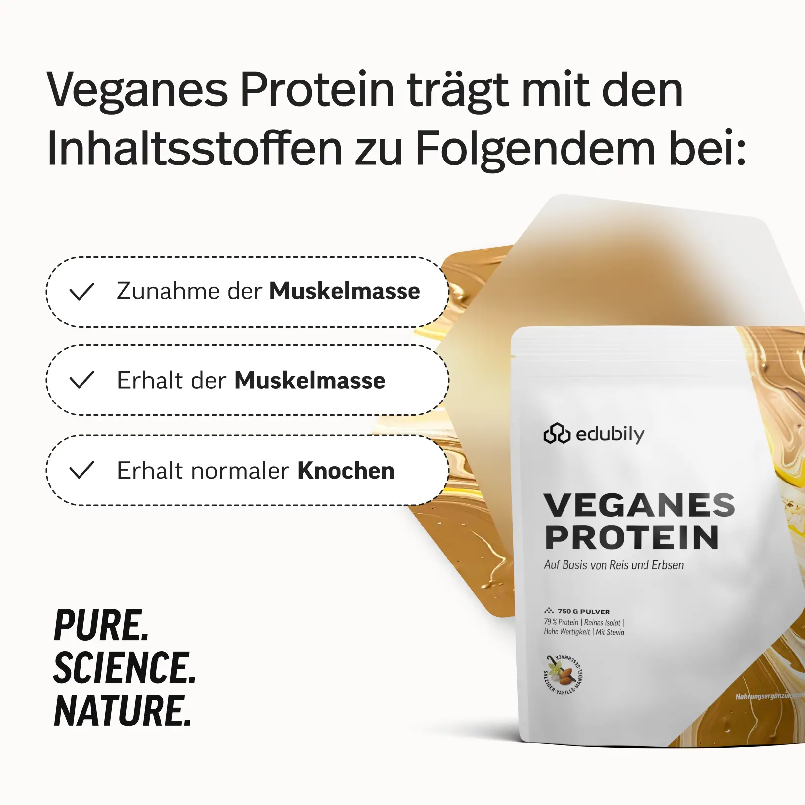 Veganes Proteinpulver