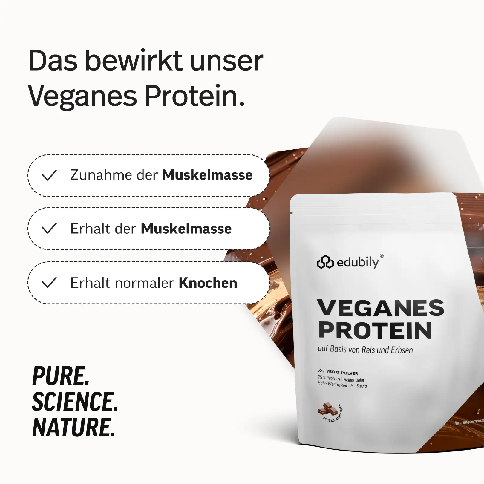 Veganes Proteinpulver